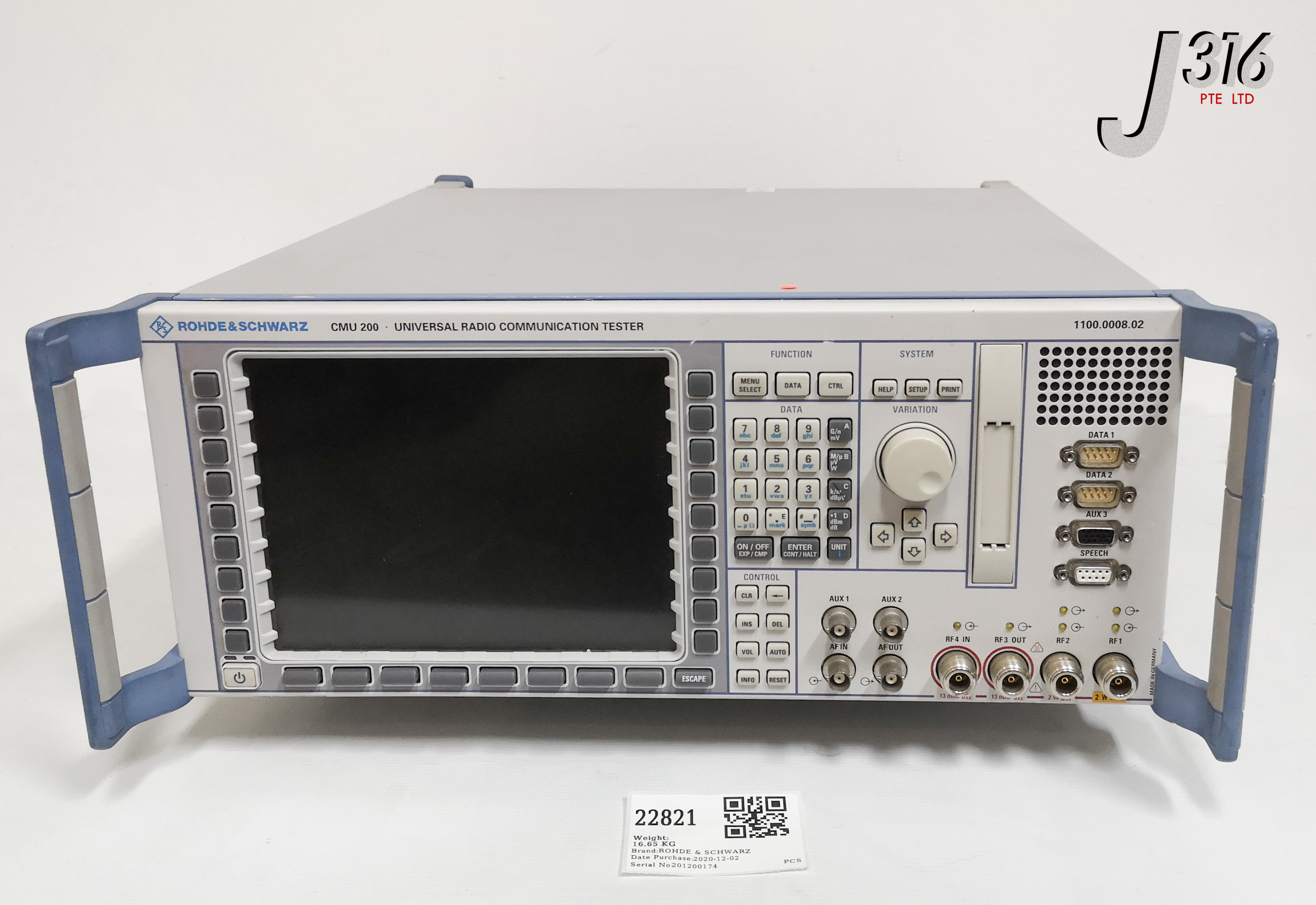 22821 ROHDE & SCHWARZ UNIVERSAL RADIO COMMUNICATION TESTER...